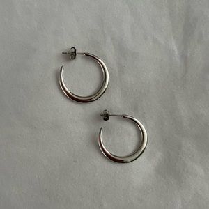 Mejuri Silver Editor Hoops